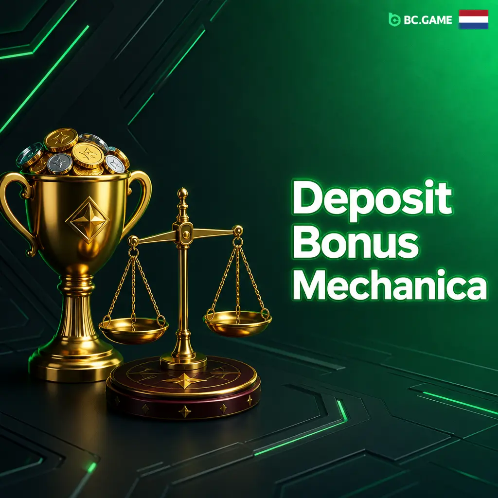 BC Game deposit bonus: 1080% welkomstbonus plus 340% Rakeback verdeeld over meerdere stortingen bij BC Game.