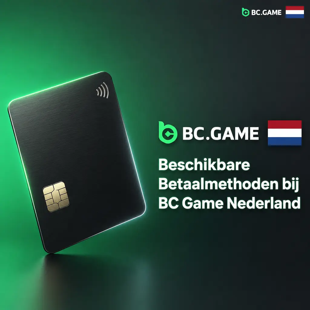 Overzicht van beschikbare betaalmethoden bij BC Game Nederland, waaronder Open Banking, e-wallets en cryptovaluta zoals Bitcoin en Ethereum.