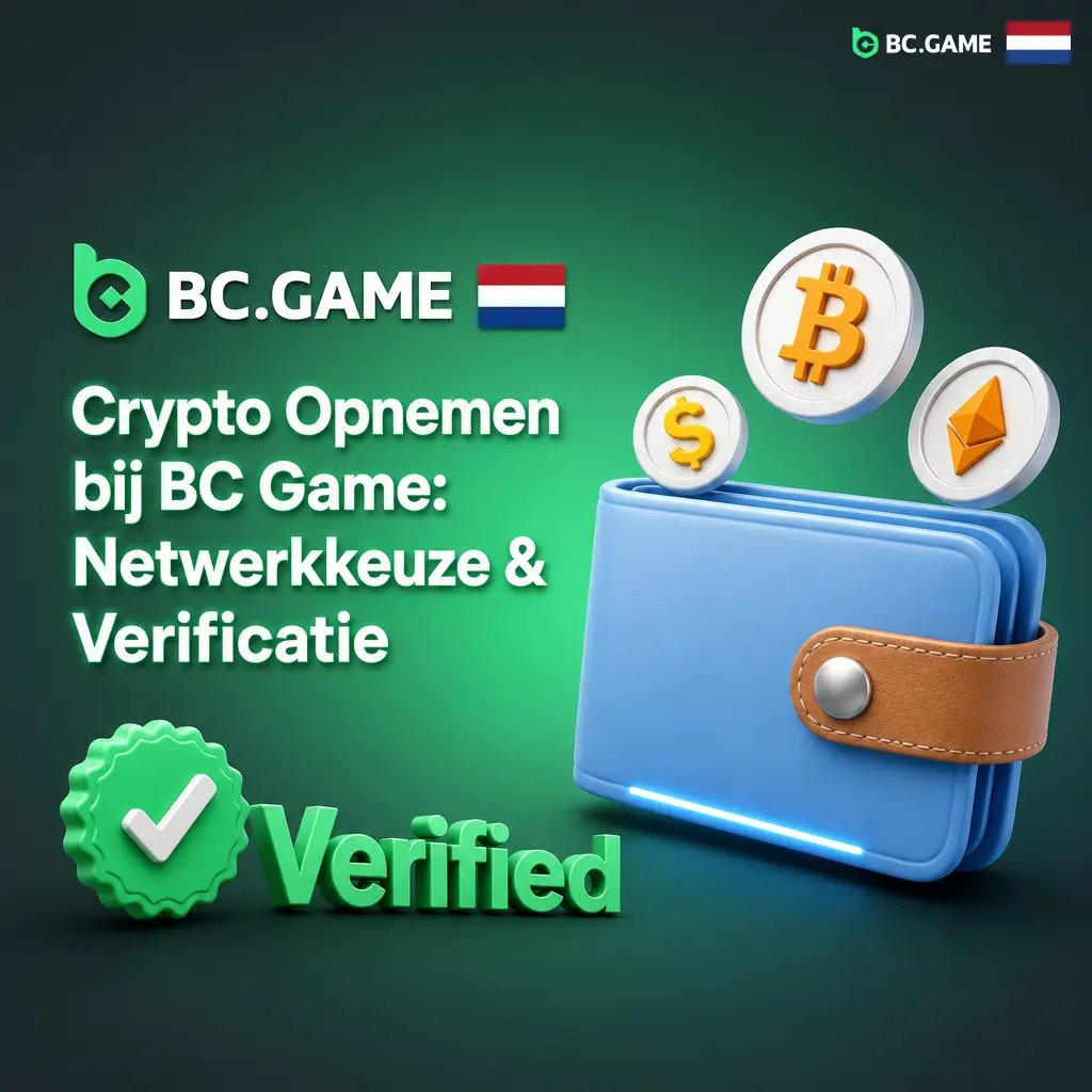 Stapsgewijze uitleg voor crypto opnemen bij BC Game: netwerkkeuze, adres controleren, bedrag invoeren en verificatie afronden.