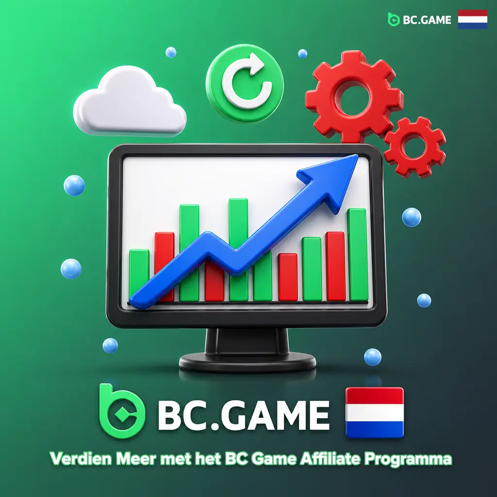 BC Game affiliate programma: tot 50% commissie, realtime dashboard en persoonlijke accountmanager voor partners